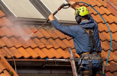 Démoussage et hydrofuge de toiture à Aurières